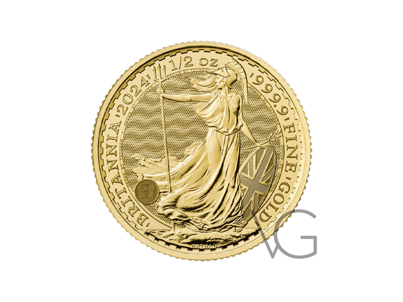 1/2 Unze Goldmünze Britannia - divers