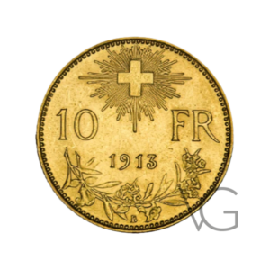Vreneli Goldmünze 10 Schweizer Franken Helvetia (versch. Jahrgänge)