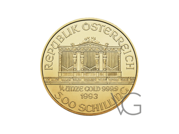 1;4-Unze-Wiener-Philharmoniker-Gold-Münze-Bild-1