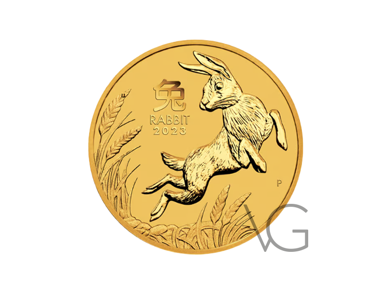 1/2 Unze Goldmünze Australien Lunar III Hase 2023 (Kopie)