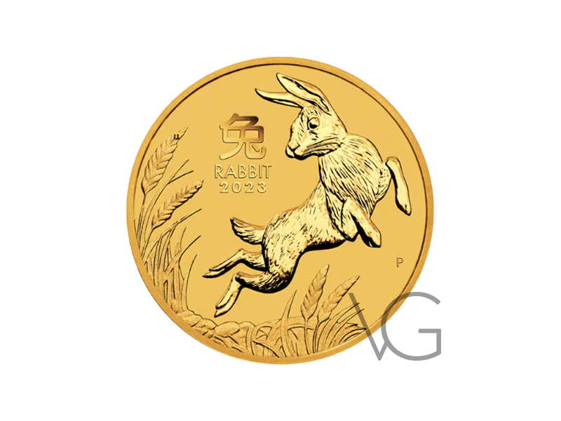1/4 Unze Goldmünze Australien Lunar III Hase 2023