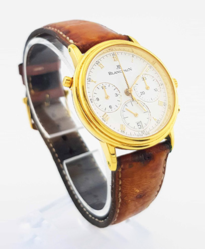 Luxusuhrenankauf bei Vio Gold Edelmetalle - Blancpain Villeret | Ref.: 1185.1418.55